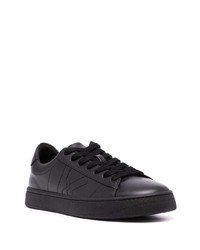 Baskets basses en cuir noires Kenzo