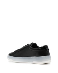 Baskets basses en cuir noires Karl Lagerfeld