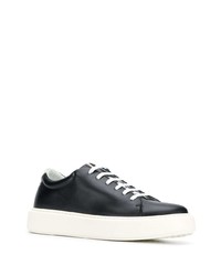 Baskets basses en cuir noires Low Brand