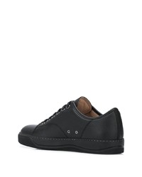 Baskets basses en cuir noires Lanvin