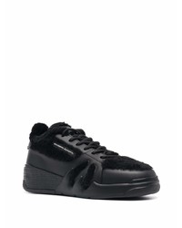 Baskets basses en cuir noires Giuseppe Zanotti