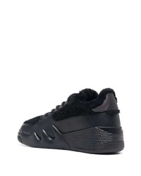 Baskets basses en cuir noires Giuseppe Zanotti