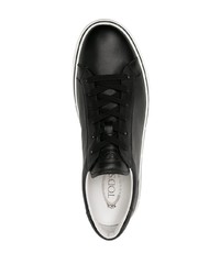 Baskets basses en cuir noires Tod's