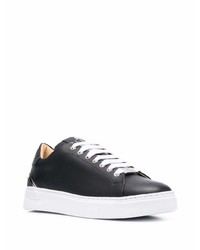 Baskets basses en cuir noires Philipp Plein