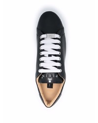 Baskets basses en cuir noires Philipp Plein