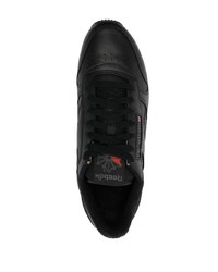 Baskets basses en cuir noires Reebok