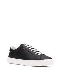 Baskets basses en cuir noires Moncler