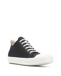 Baskets basses en cuir noires Rick Owens DRKSHDW