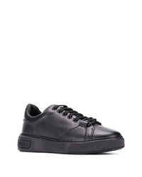 Baskets basses en cuir noires Bally