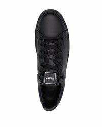 Baskets basses en cuir noires Balmain