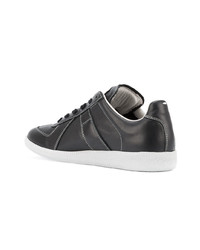 Baskets basses en cuir noires Maison Margiela