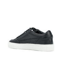 Baskets basses en cuir noires Mason Garments