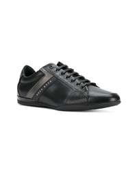 Baskets basses en cuir noires BOSS HUGO BOSS