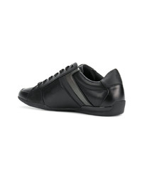 Baskets basses en cuir noires BOSS HUGO BOSS