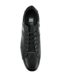 Baskets basses en cuir noires BOSS HUGO BOSS