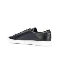 Baskets basses en cuir noires Car Shoe