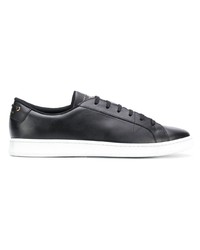 Baskets basses en cuir noires Car Shoe