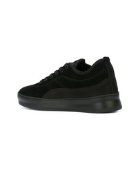 Baskets basses en cuir noires Filling Pieces