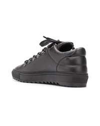 Baskets basses en cuir noires Filling Pieces