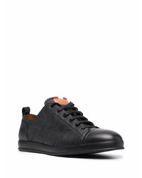 Baskets basses en cuir noires Bally