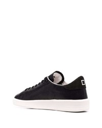 Baskets basses en cuir noires D.A.T.E