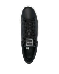 Baskets basses en cuir noires Balmain