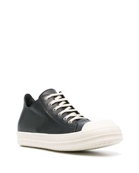 Baskets basses en cuir noires Rick Owens