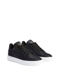 Baskets basses en cuir noires Giuseppe Zanotti