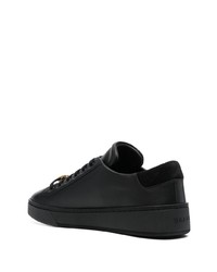 Baskets basses en cuir noires Bally