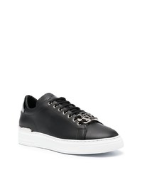 Baskets basses en cuir noires Philipp Plein