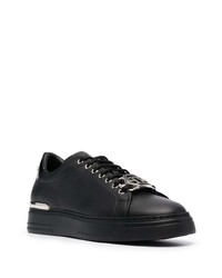 Baskets basses en cuir noires Philipp Plein