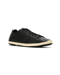 Baskets basses en cuir noires OSKLEN