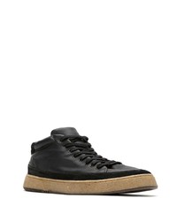 Baskets basses en cuir noires OSKLEN