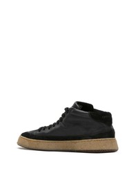 Baskets basses en cuir noires OSKLEN