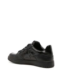 Baskets basses en cuir noires A Bathing Ape