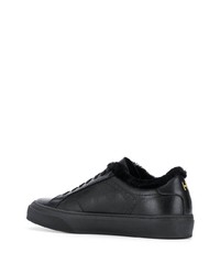 Baskets basses en cuir noires Henderson Baracco