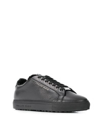 Baskets basses en cuir noires Philipp Plein