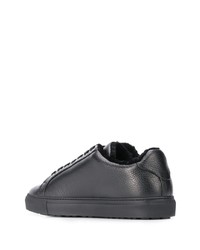 Baskets basses en cuir noires Philipp Plein