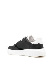 Baskets basses en cuir noires John Richmond