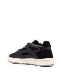 Baskets basses en cuir noires Represent