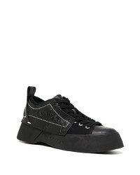 Baskets basses en cuir noires JW Anderson