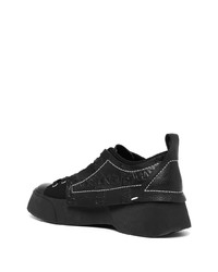 Baskets basses en cuir noires JW Anderson