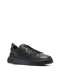 Baskets basses en cuir noires Bally