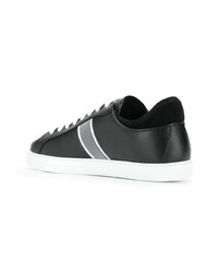 Baskets basses en cuir noires DSQUARED2