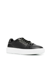 Baskets basses en cuir noires Philipp Plein