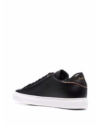 Baskets basses en cuir noires Paul Smith