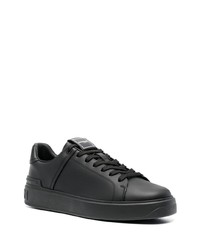 Baskets basses en cuir noires Balmain