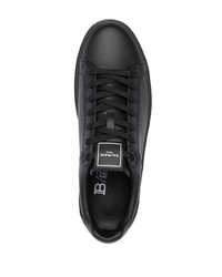 Baskets basses en cuir noires Balmain