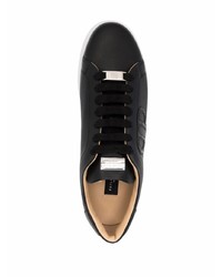 Baskets basses en cuir noires Philipp Plein