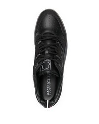 Baskets basses en cuir noires Moncler